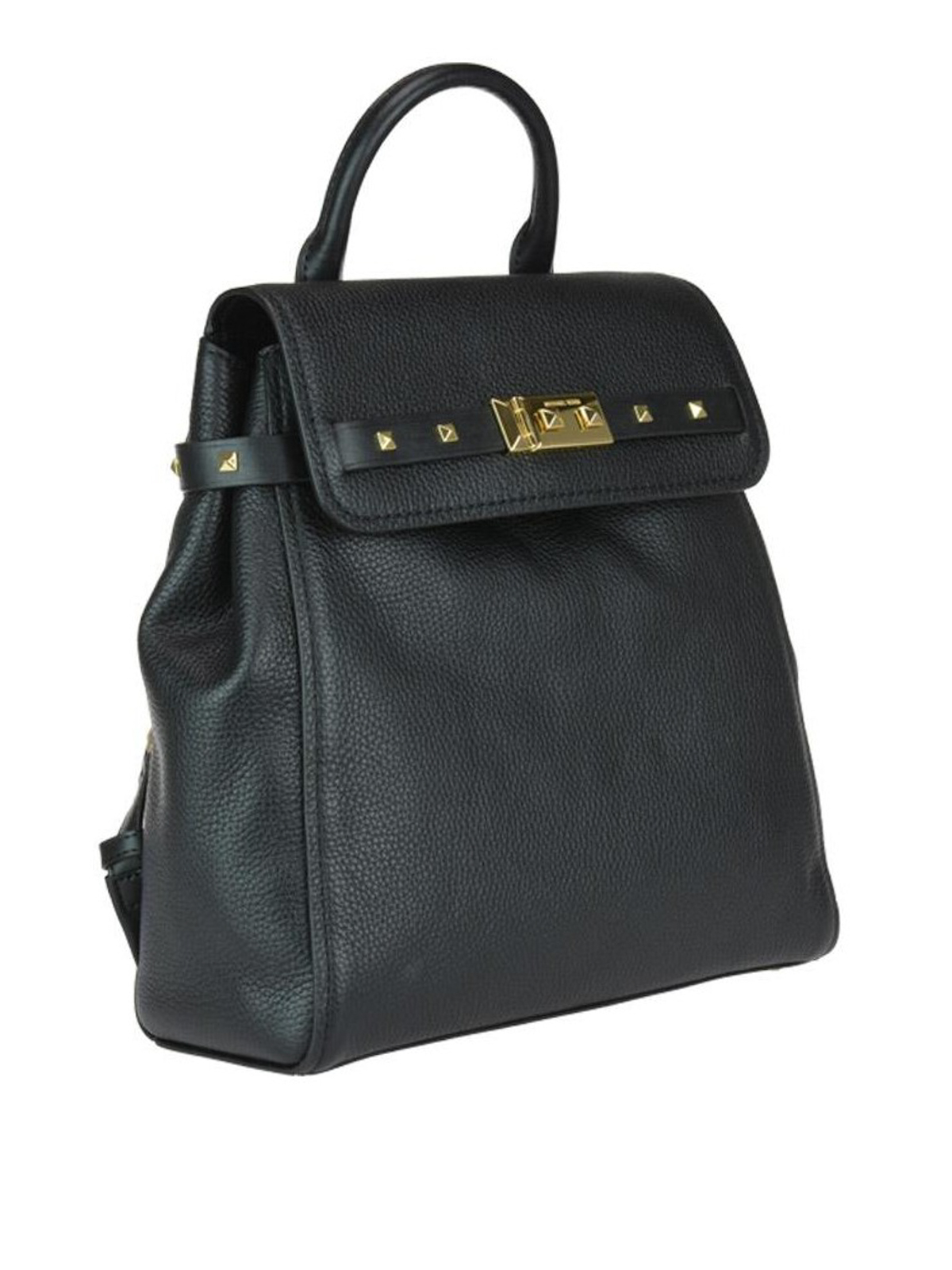 Backpacks Michael Kors - Addison black grained leather backpack -  30T8GZFB2L001