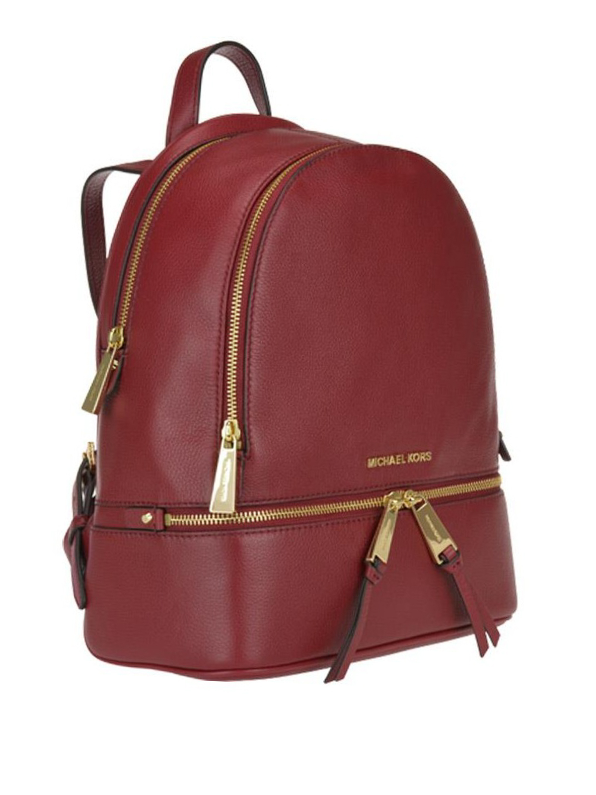 Michael kors red backpack