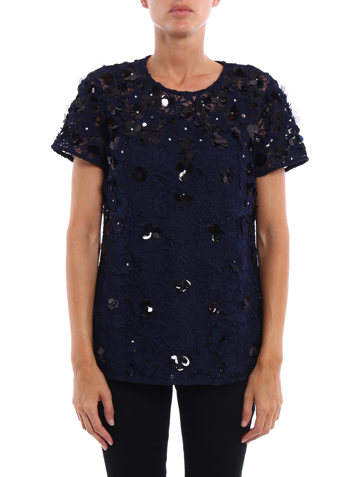 Michael Kors - Embellished lace and 