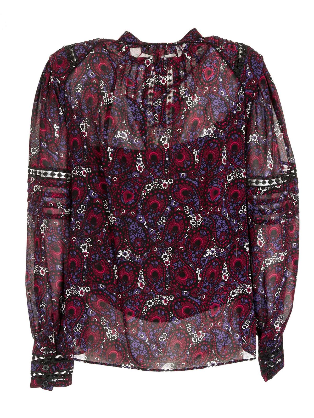 Blouses Michael Kors - Zinnia paisley azalea blouse - MF04M56FFSAZALEA