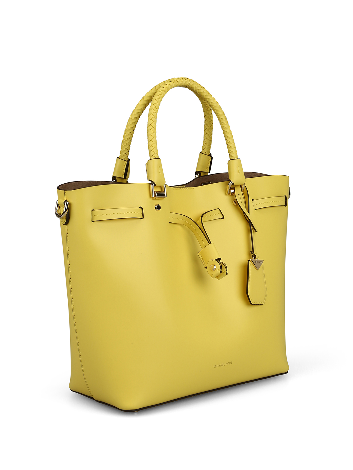 Bucket bags Michael Kors - Blakely yellow leather medium bucket bag -  30H8TZLM2L708