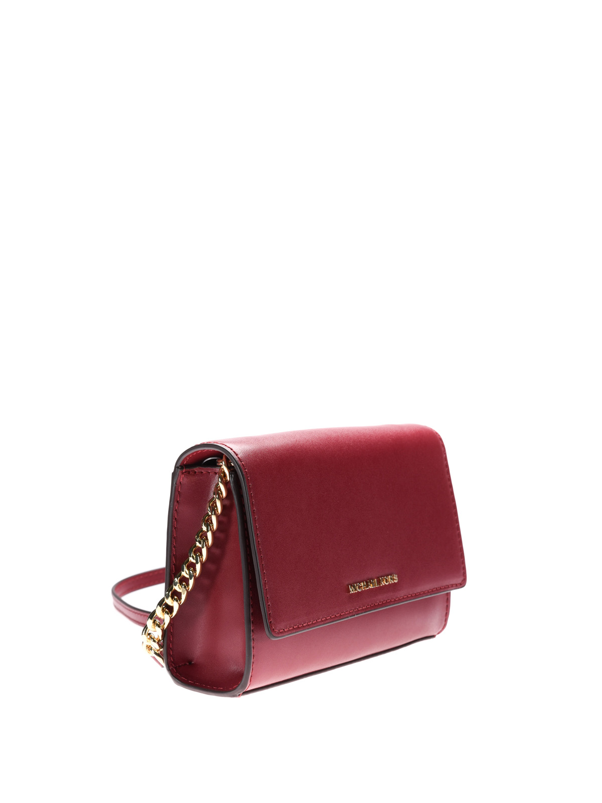 gennembore ansvar Spaceship Clutches Michael Kors - Foldover red leather clutch - 30F7GR0C2LL666