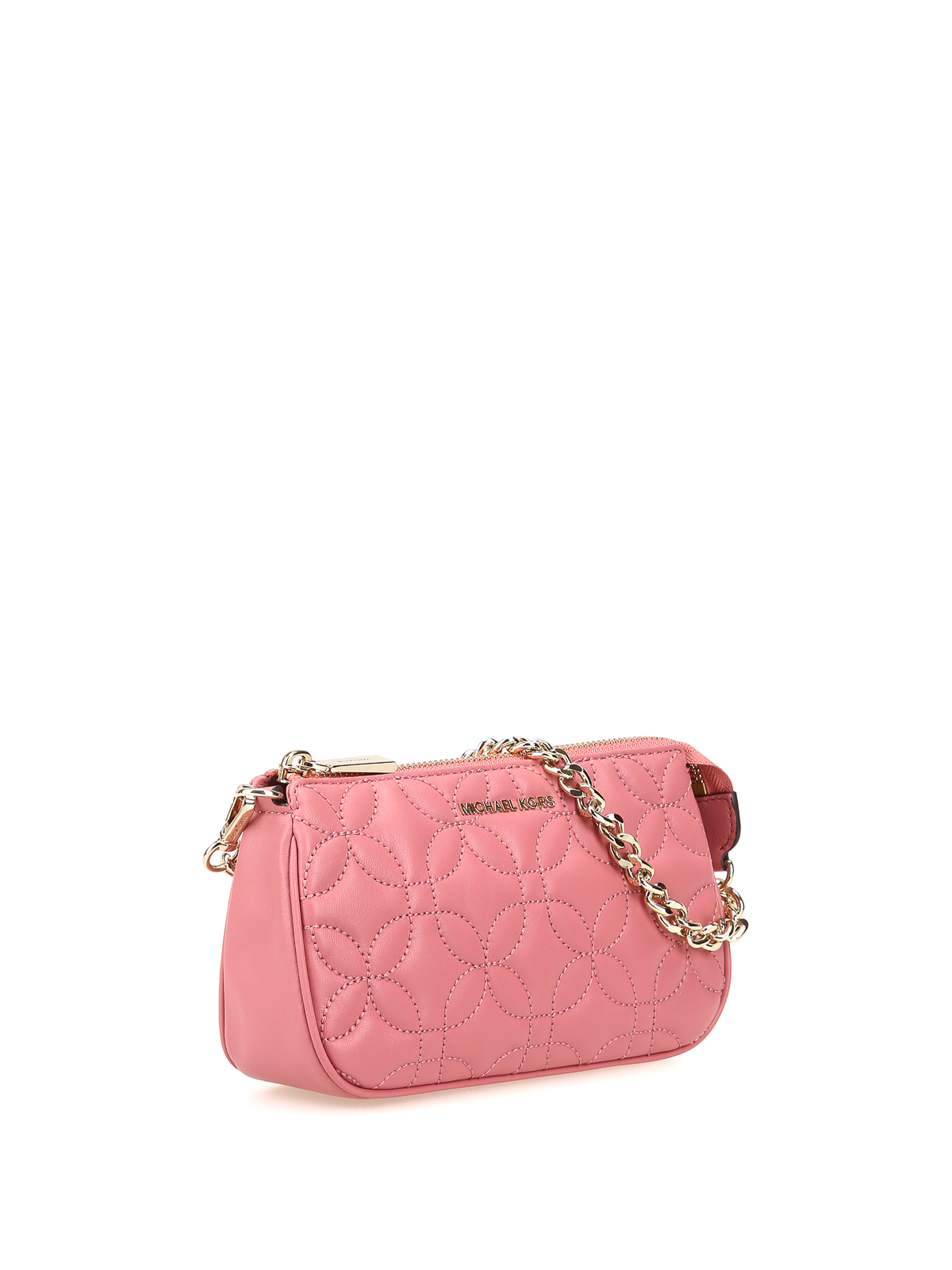 Clutches Michael Kors - MD Chain pink quilted leather clutch - 32H8TF9C6T622