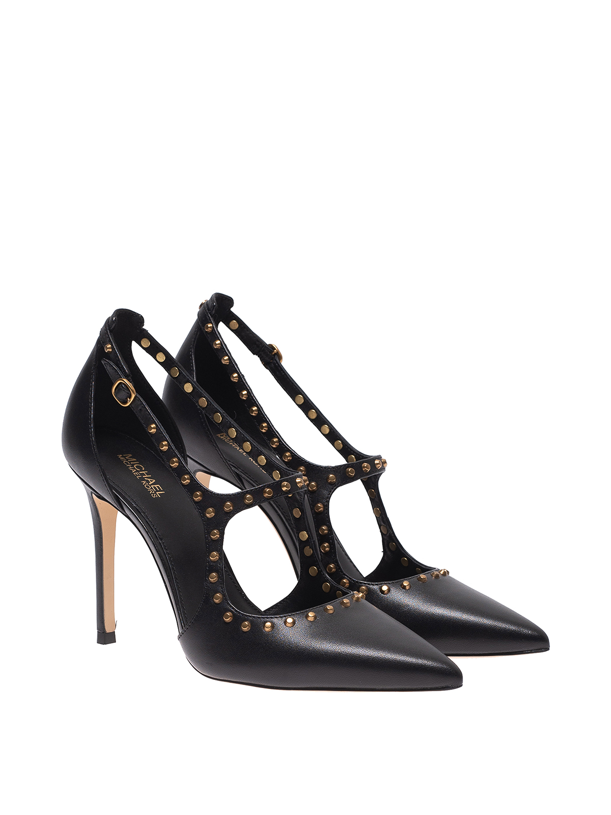 Court shoes Michael Kors - Ava studded leather pumps - 40F9AVHS1L001