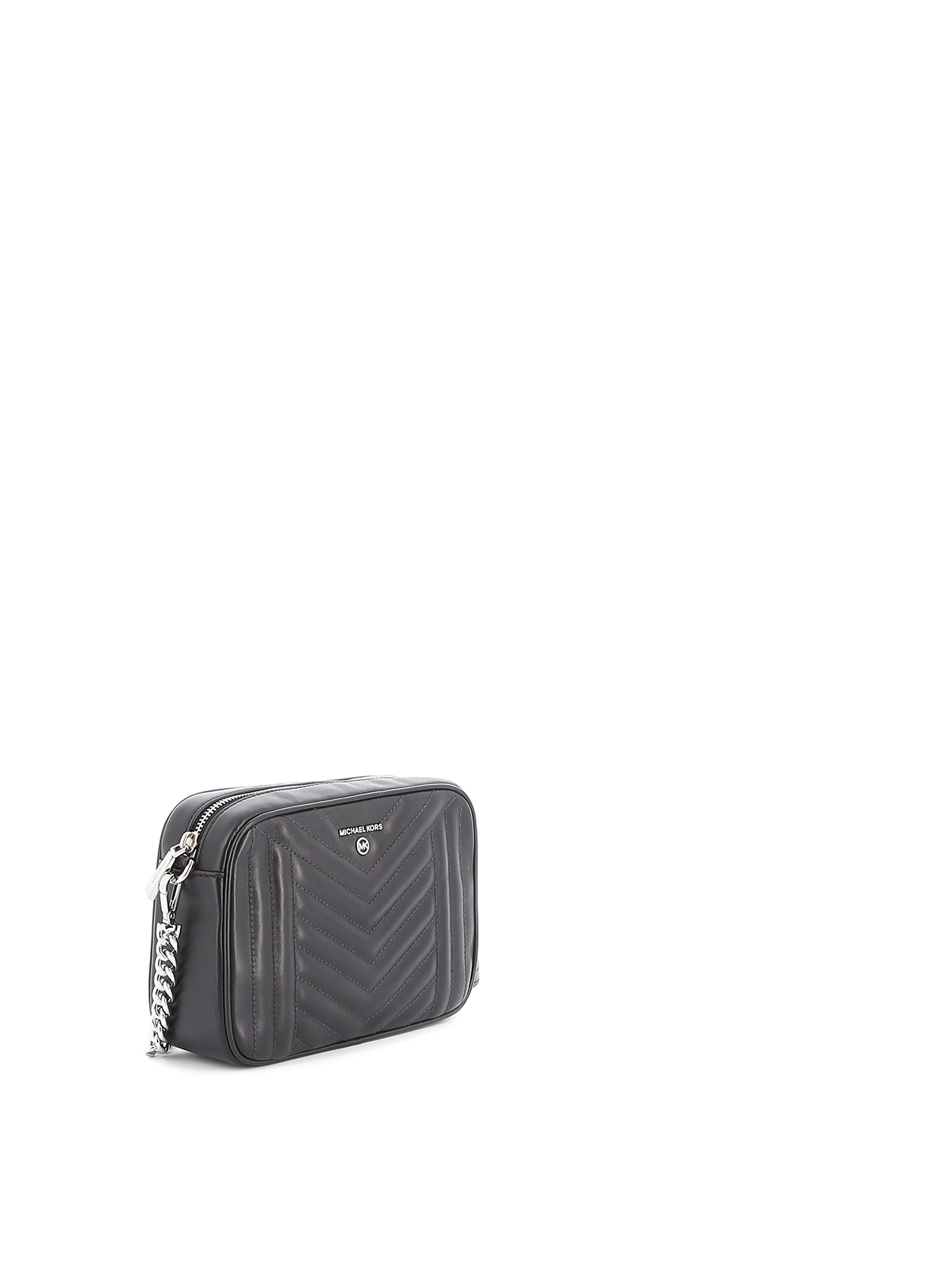 michael kors medium camera bag black