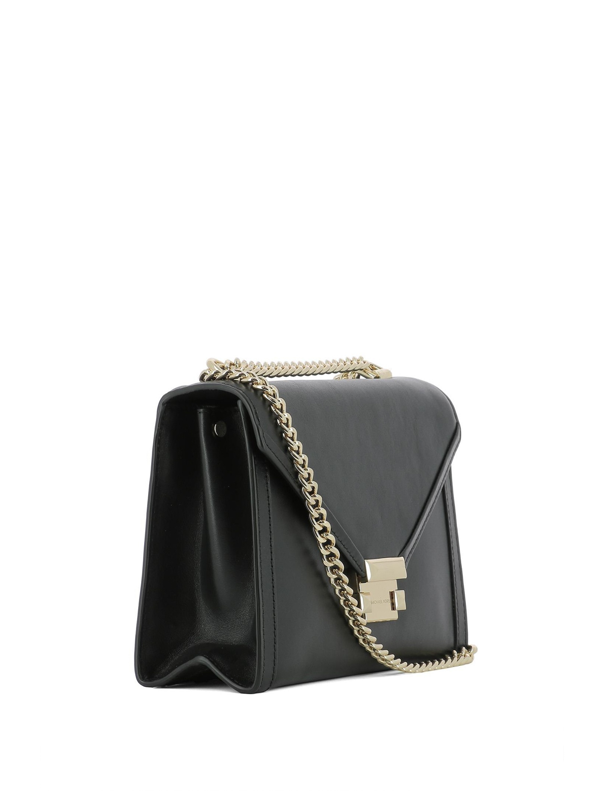 leather refined cross body bag 