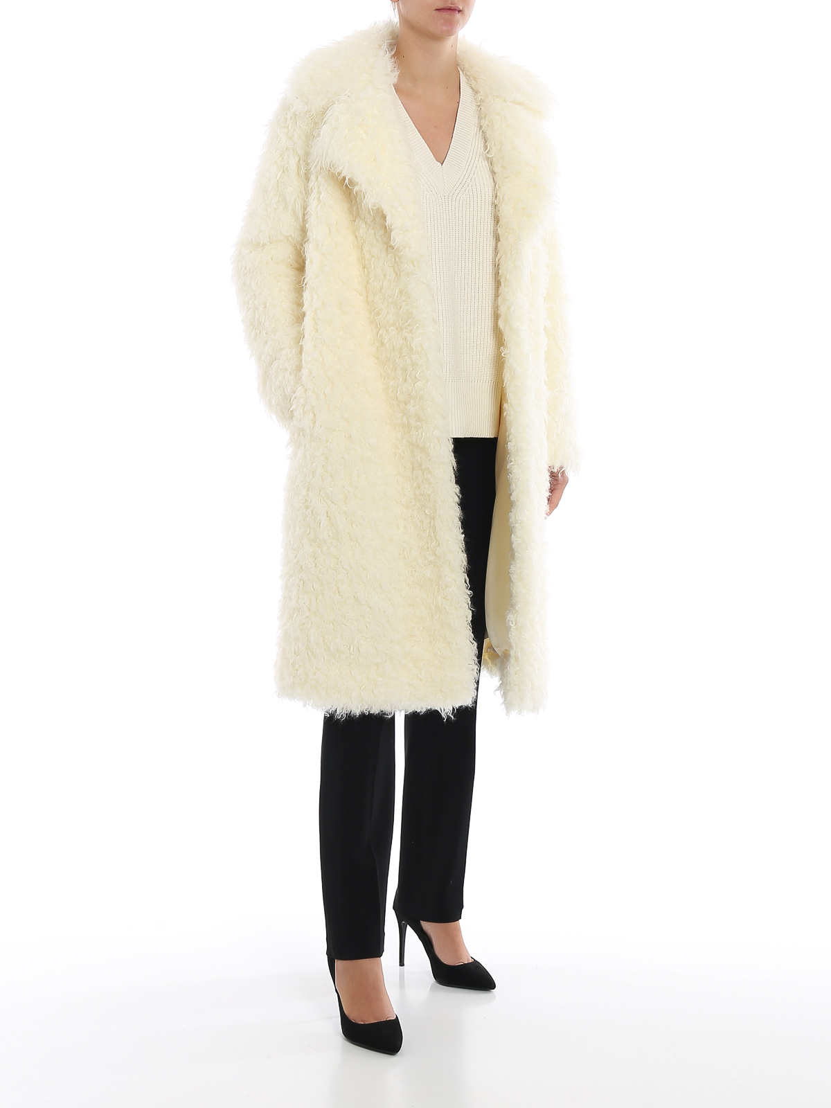Fur & Shearling Coats Michael Kors - Faux shearling coat - MF92J2GC8U110