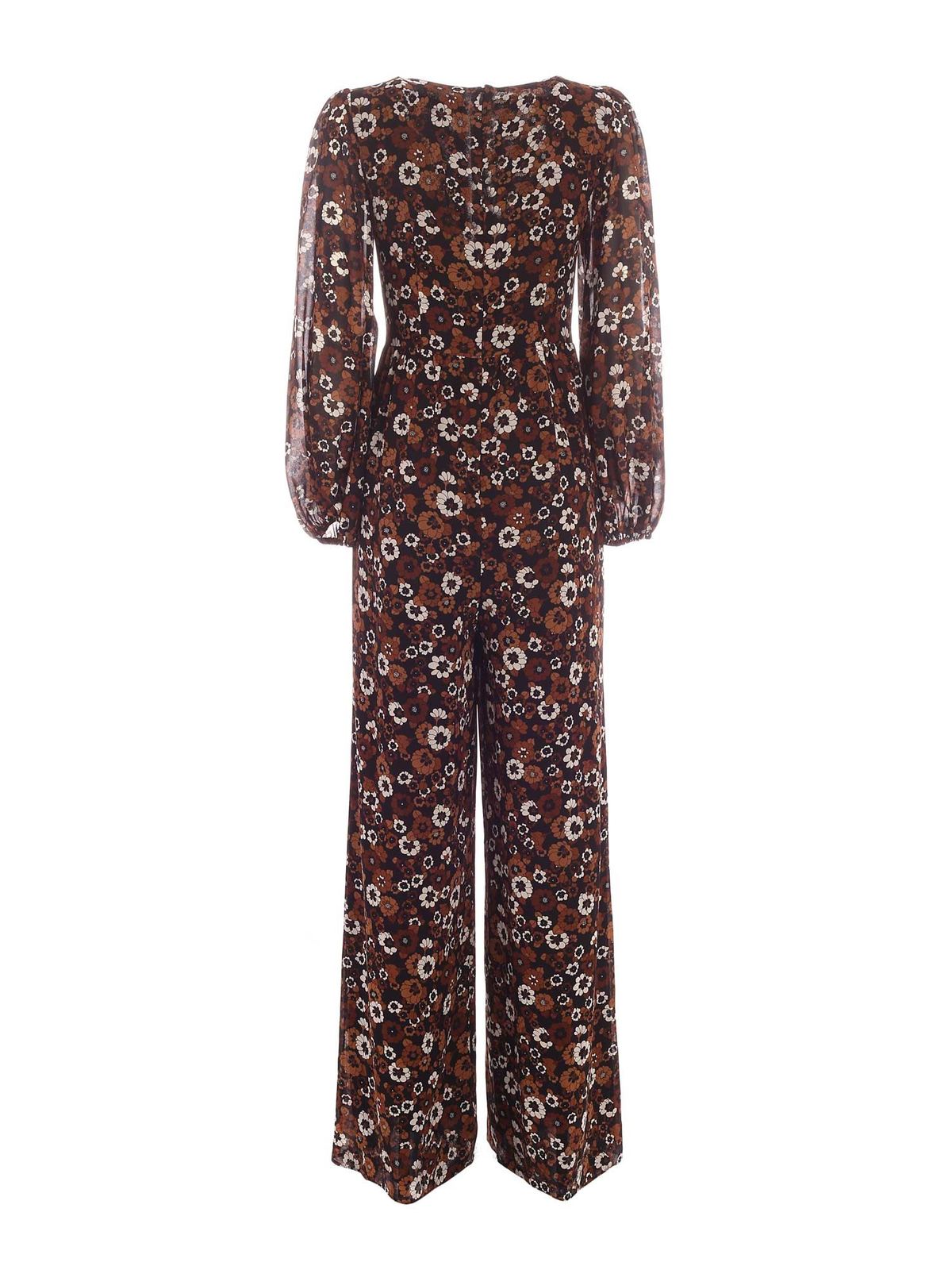 Jumpsuits Michael Kors - Georgette effect floral jumpsuit ...