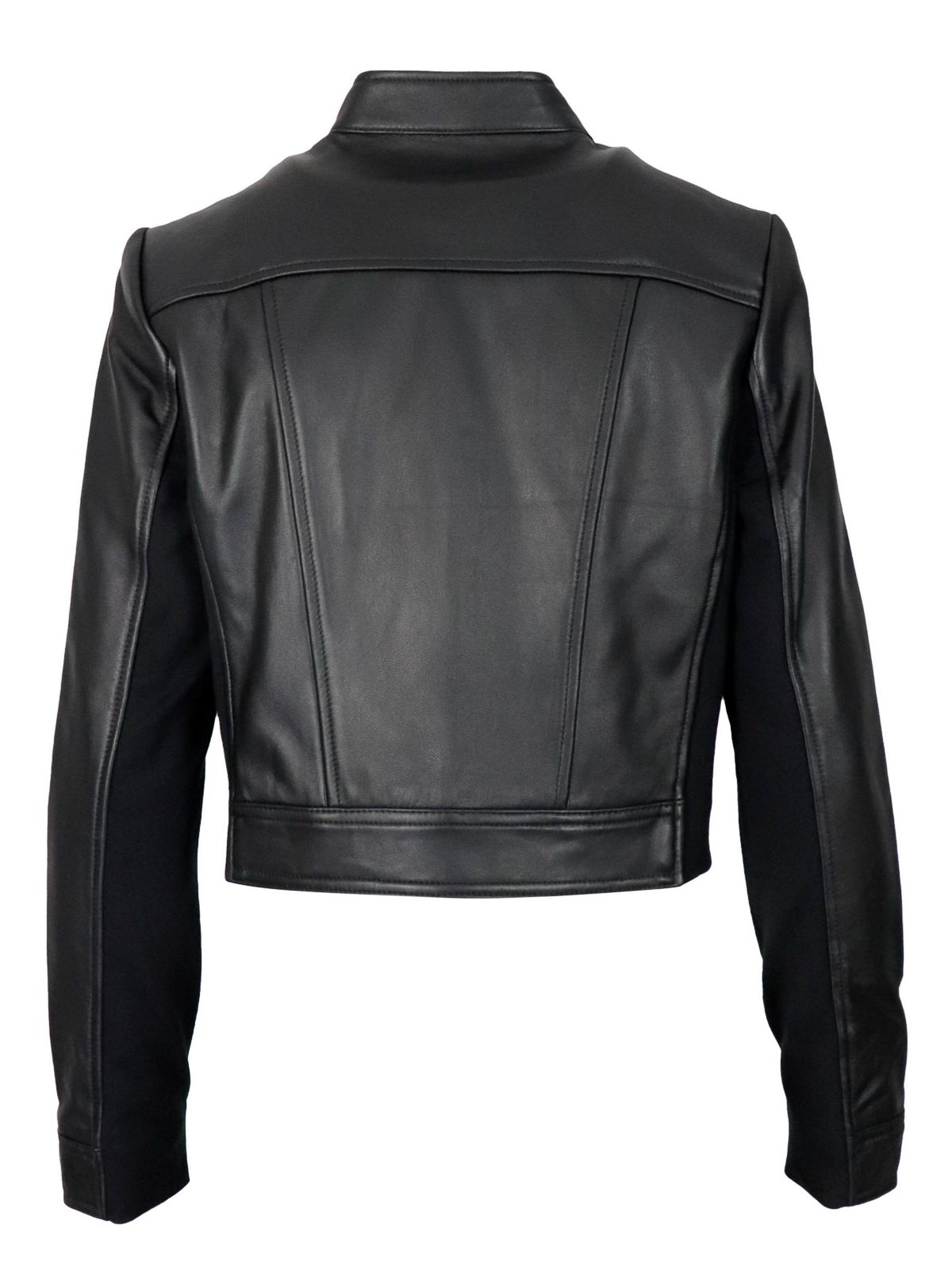 kors leather jacket