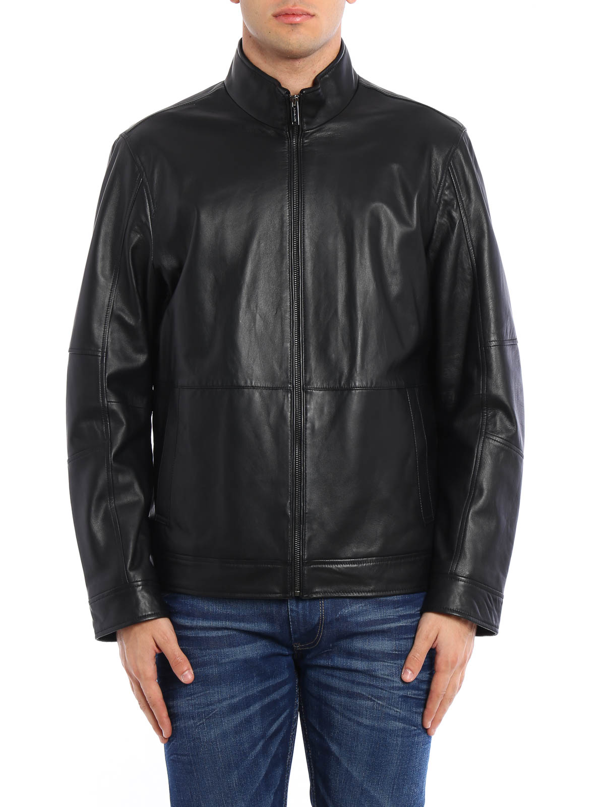 Leather jacket Michael Kors - Smooth nappa leather jacket - CF68C920WT001