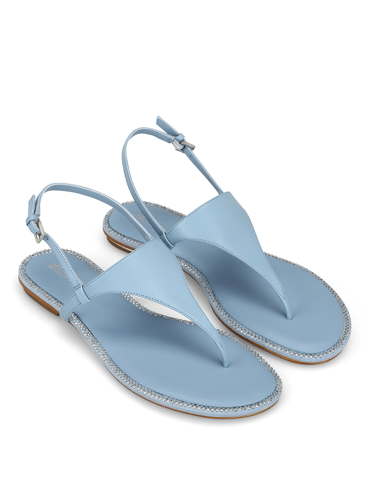 michael kors sandals blue