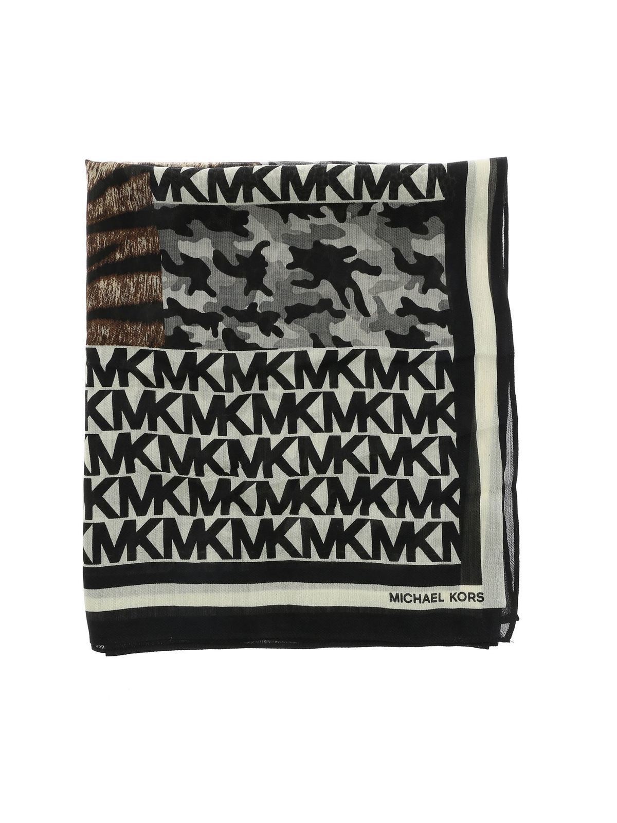 Michael Kors - MK scarf with animal 