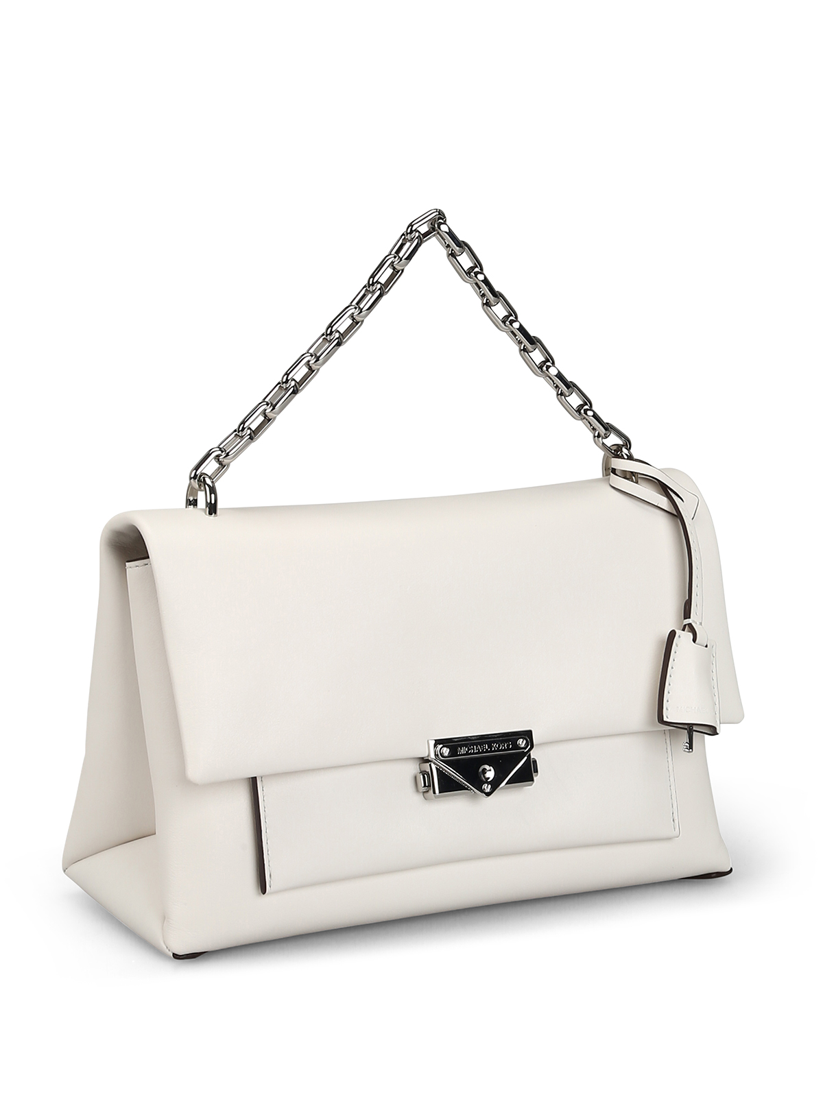 Cece L white smooth leather bag 