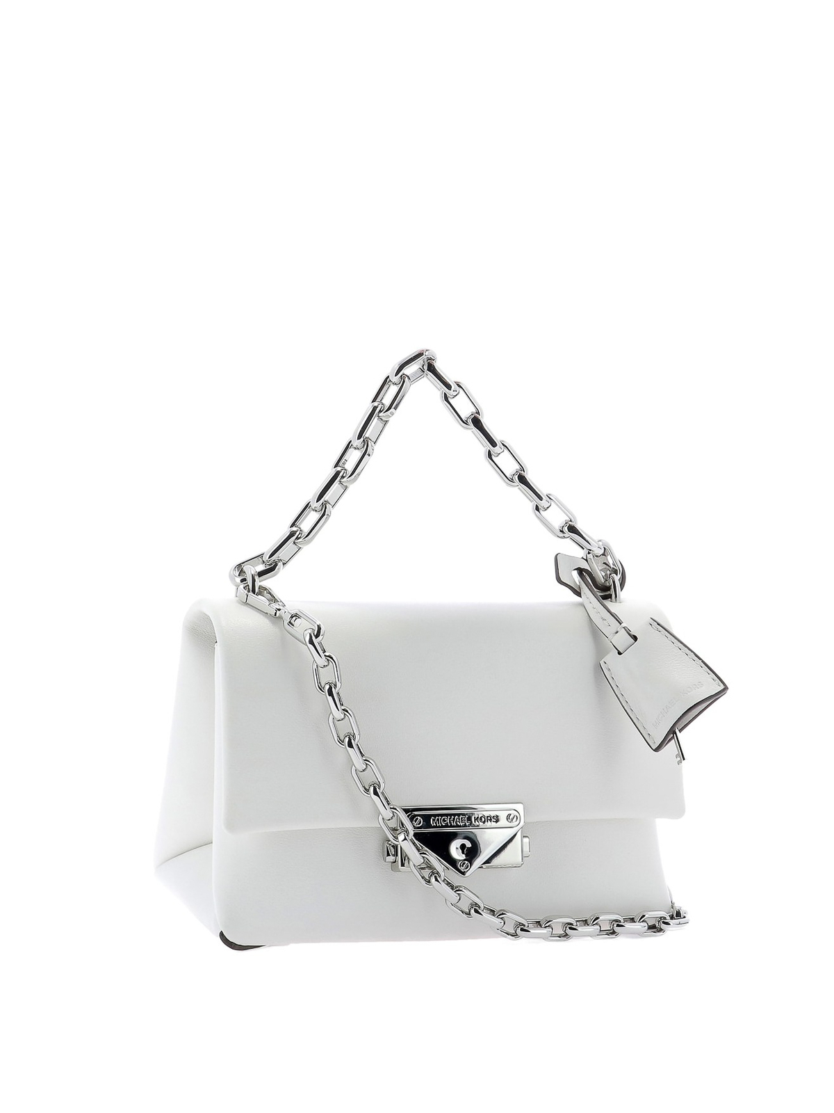 Shoulder bags Michael Kors - Cece XS white smooth leather bag ...