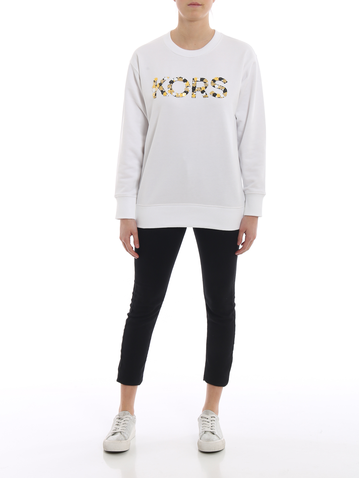 Sweatshirts & Sweaters Michael Kors - Floral logo sweatshirt - MS95M5997F100