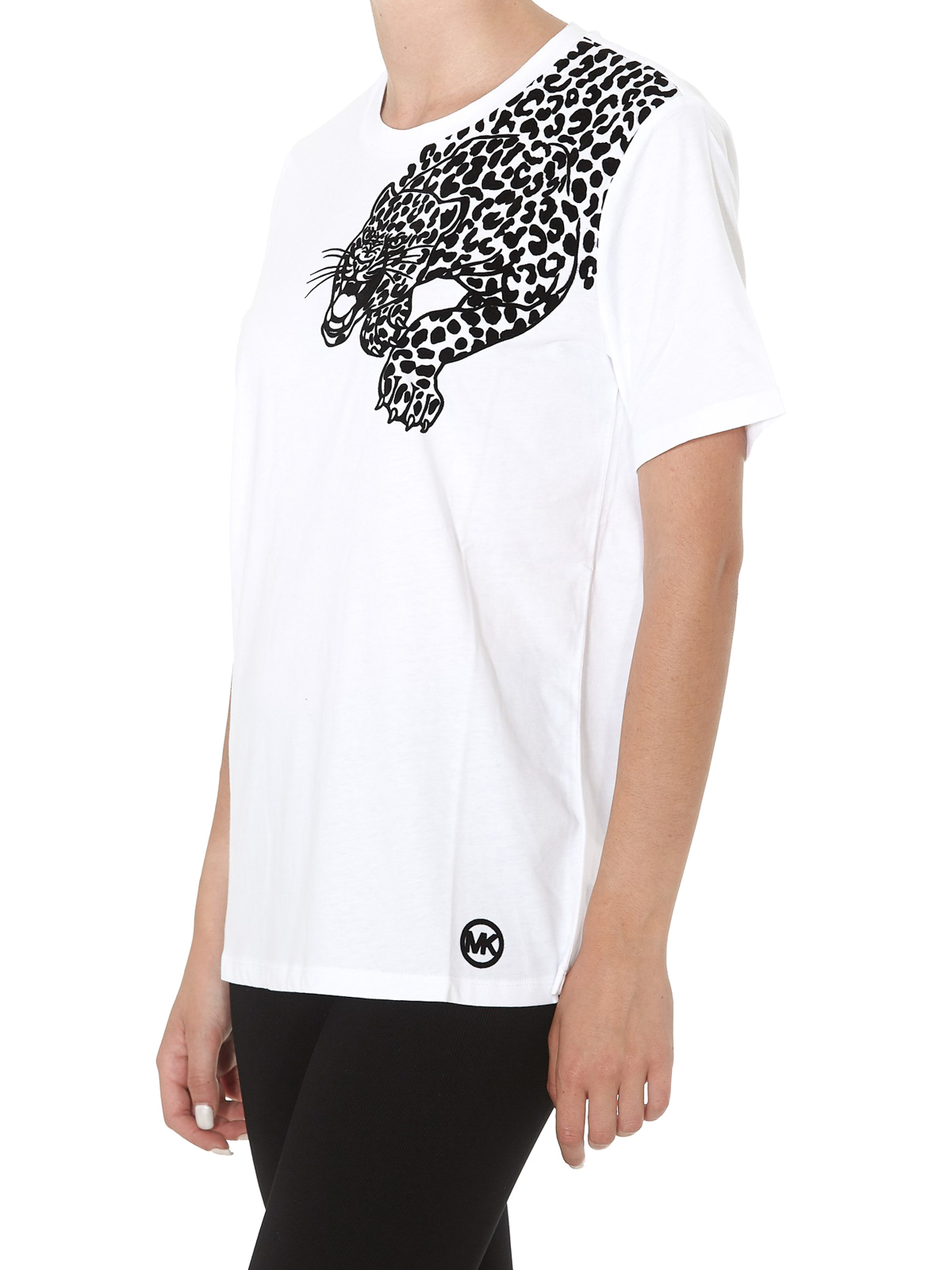 michael kors leopard print shirt