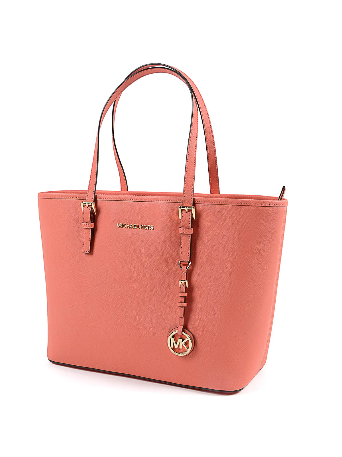 michael kors zip top jet set tote
