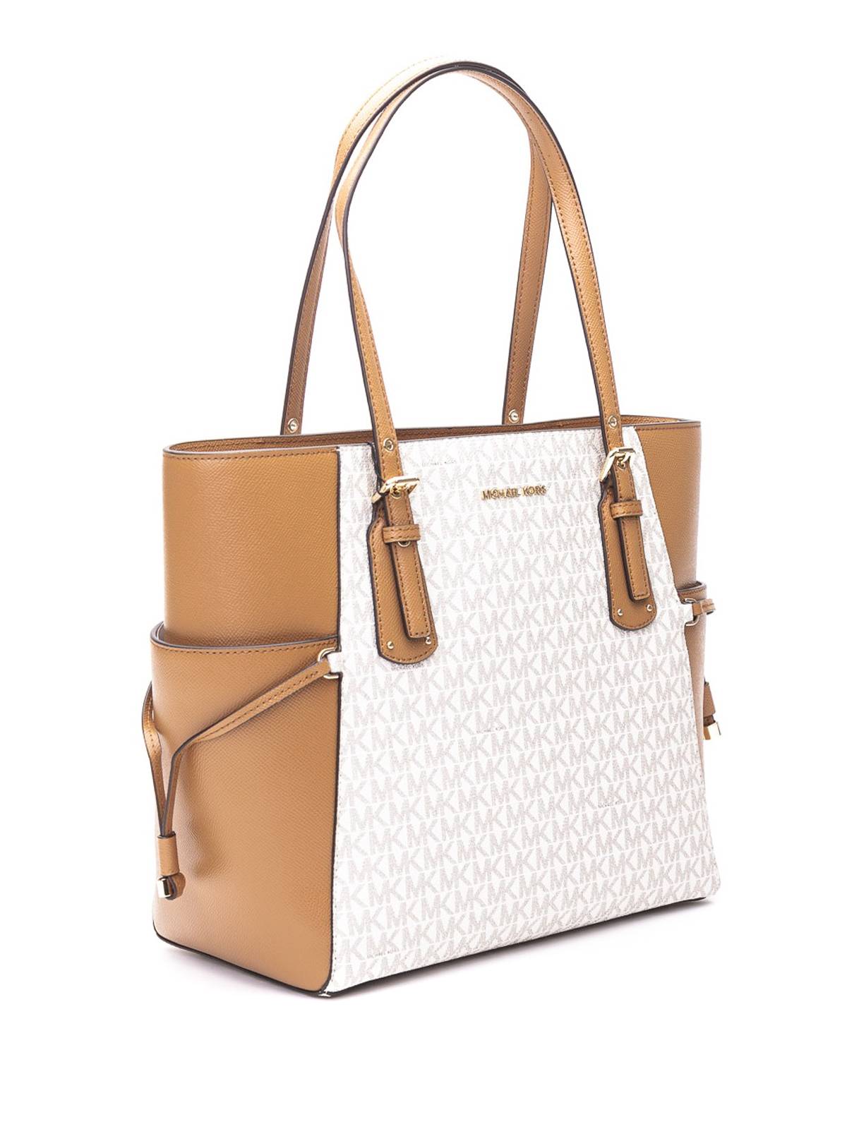 Amazon.com: Michael Kors Mirella Large Signature MK Tote Bag (Brown MK) :  Clothing, Shoes & Jewelry