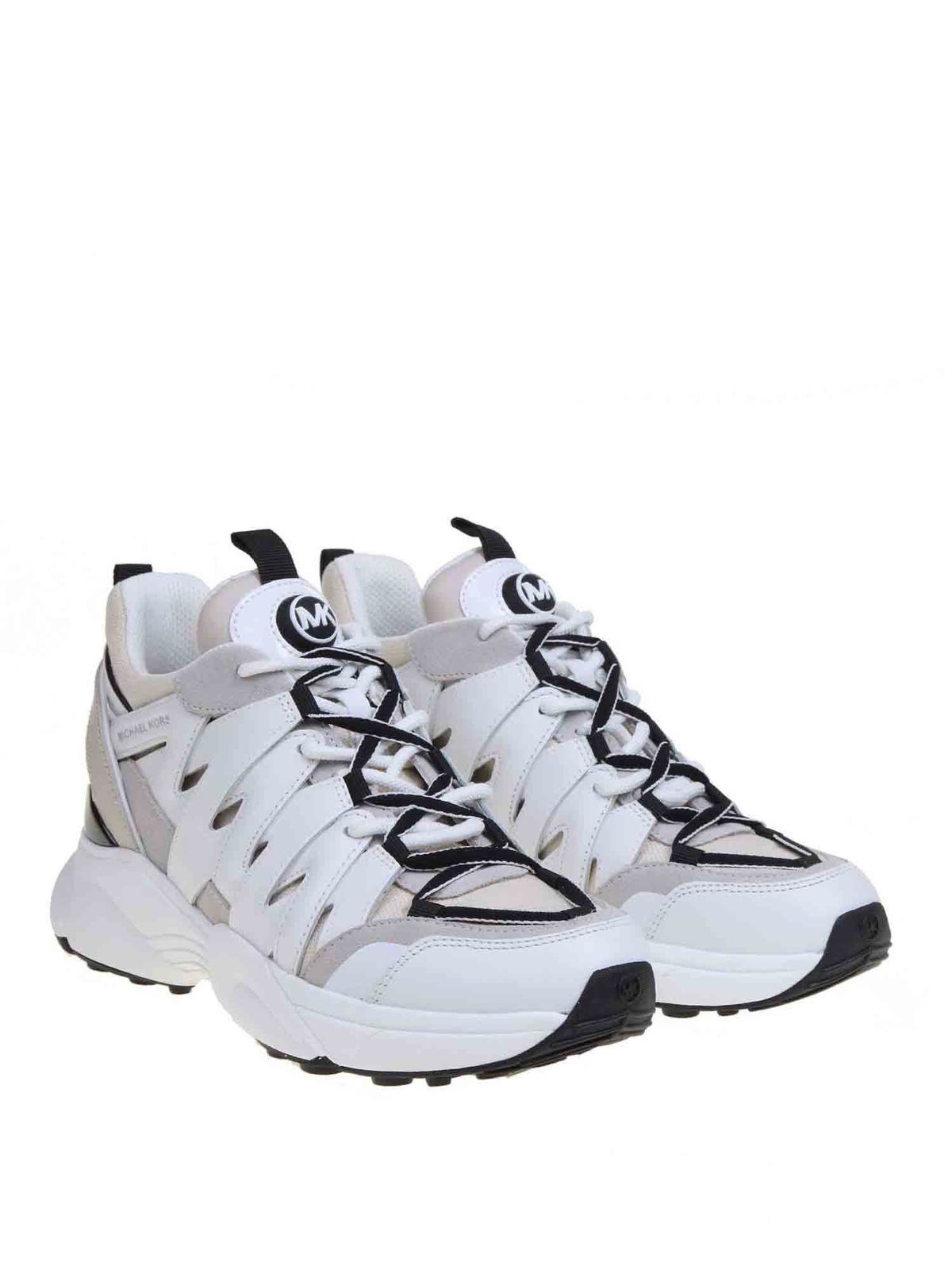 Veel Boom Concessie Trainers Michael Kors - Hero sneakers in white and beige -  43R0HRFS1LECRUMULTI