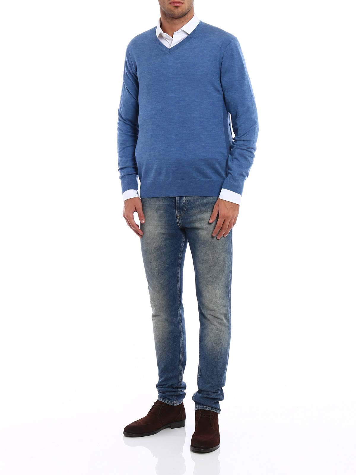 V necks Michael Kors - Extra fine merino wool sweater - CF66KDC2DG951