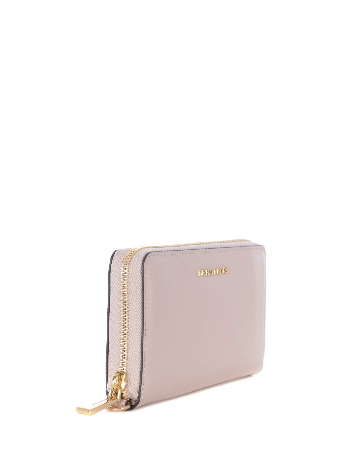 light pink leather wallet - wallets 