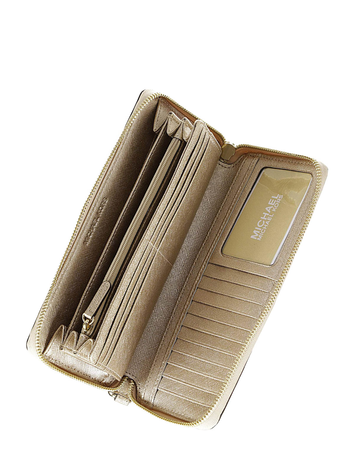 Wallets & purses Michael Kors - Jet Set Travel metallic wallet -  32S5MTVE9M740