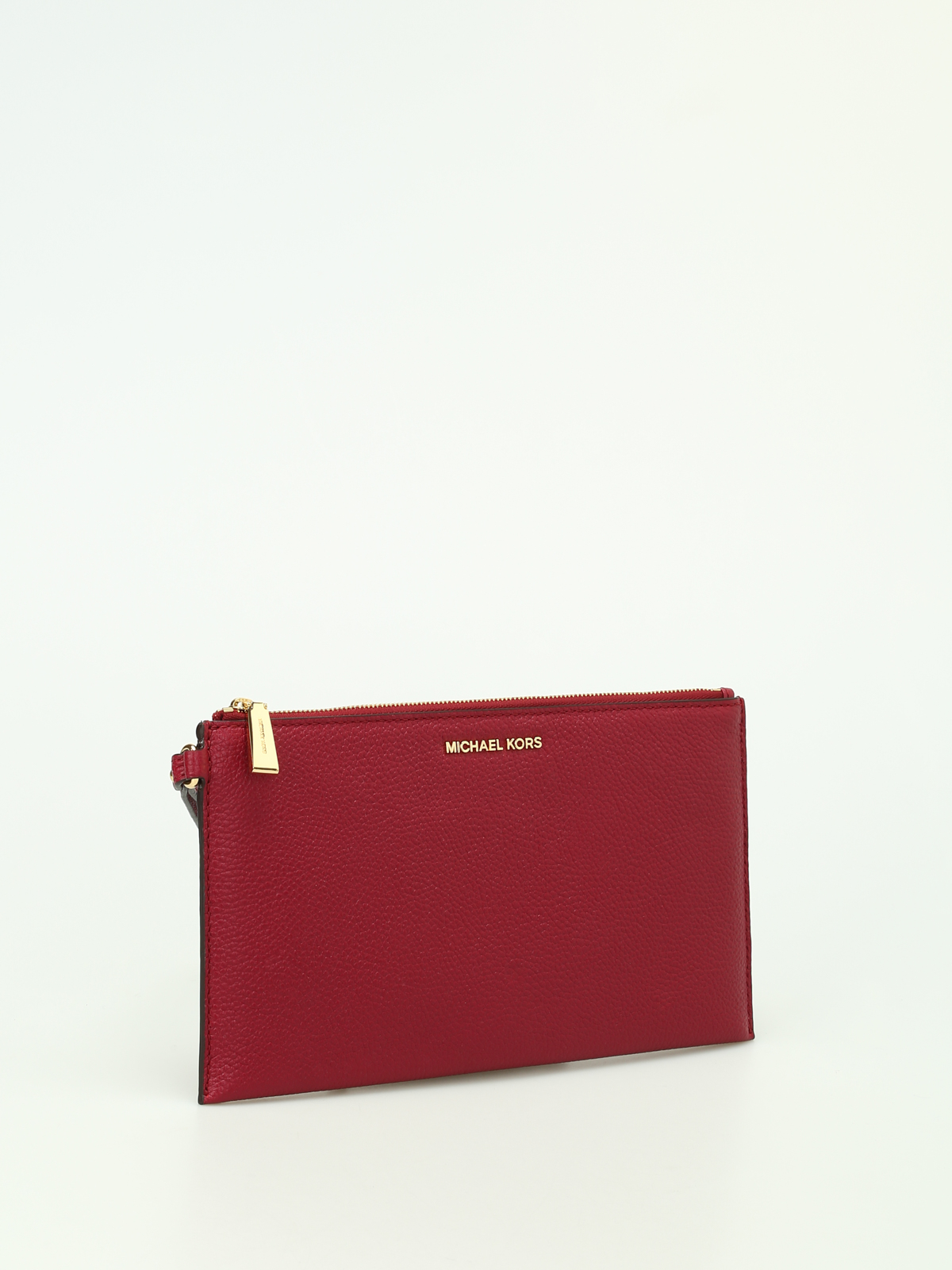 michael kors red wristlet