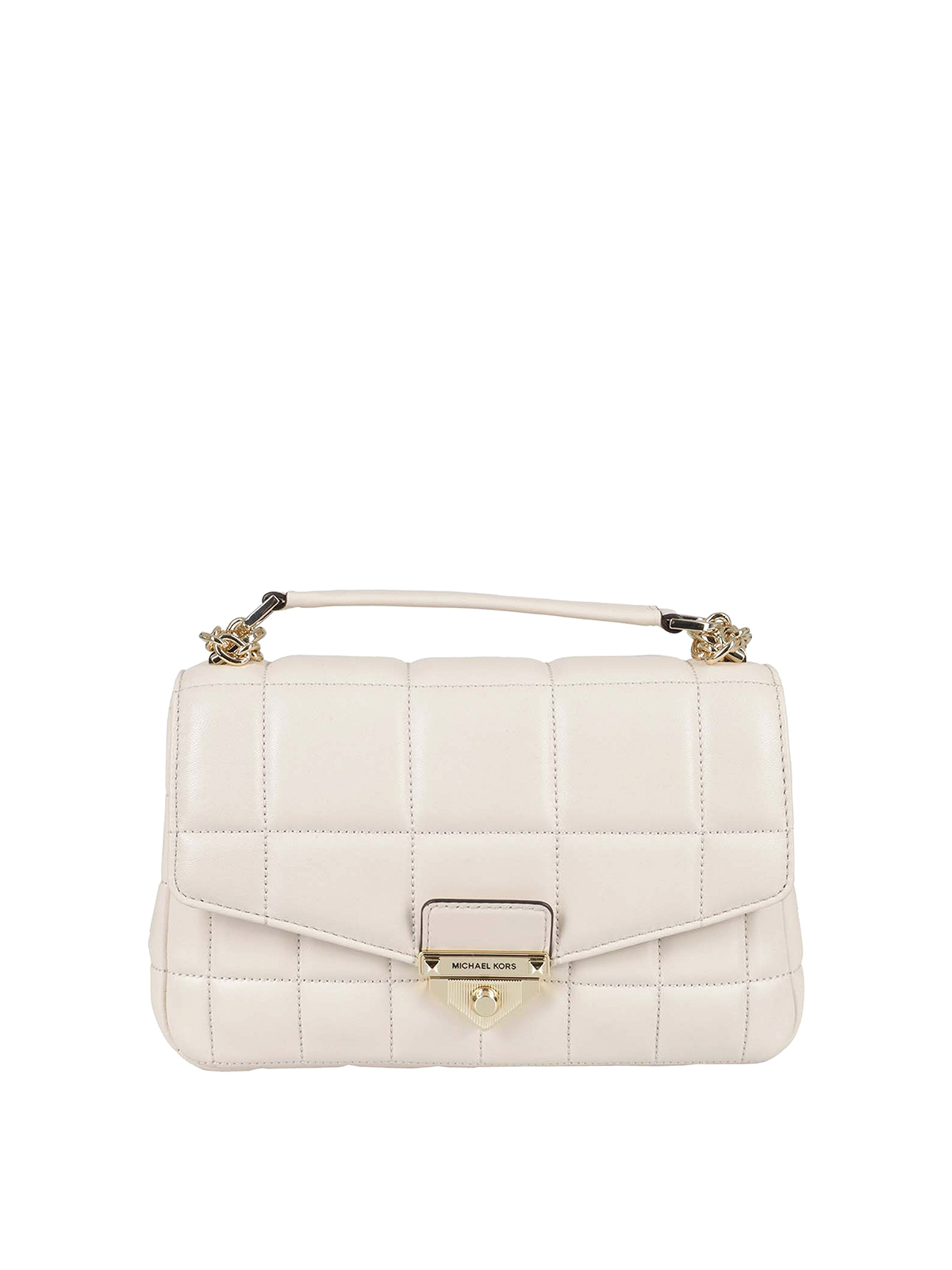 michael kors cream shoulder bag