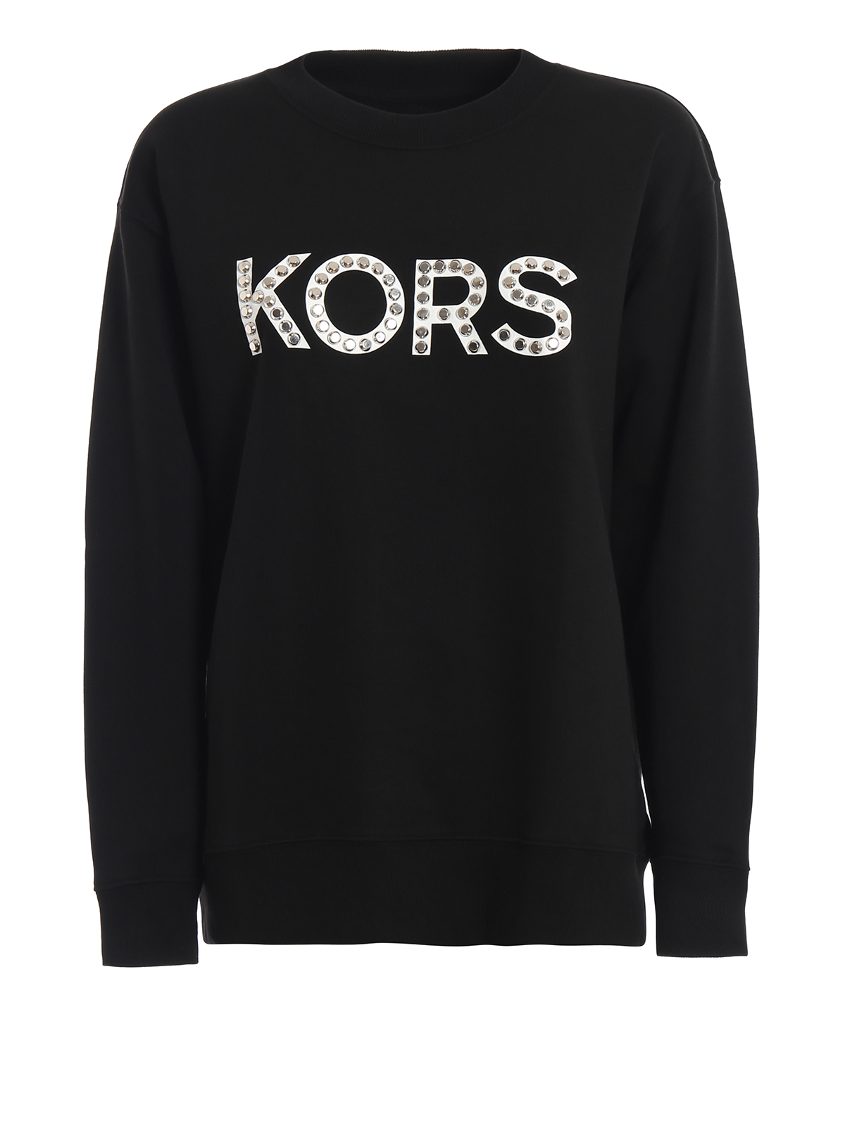 Sweatshirts & Sweaters Michael Kors - Studded Kors logo black ...