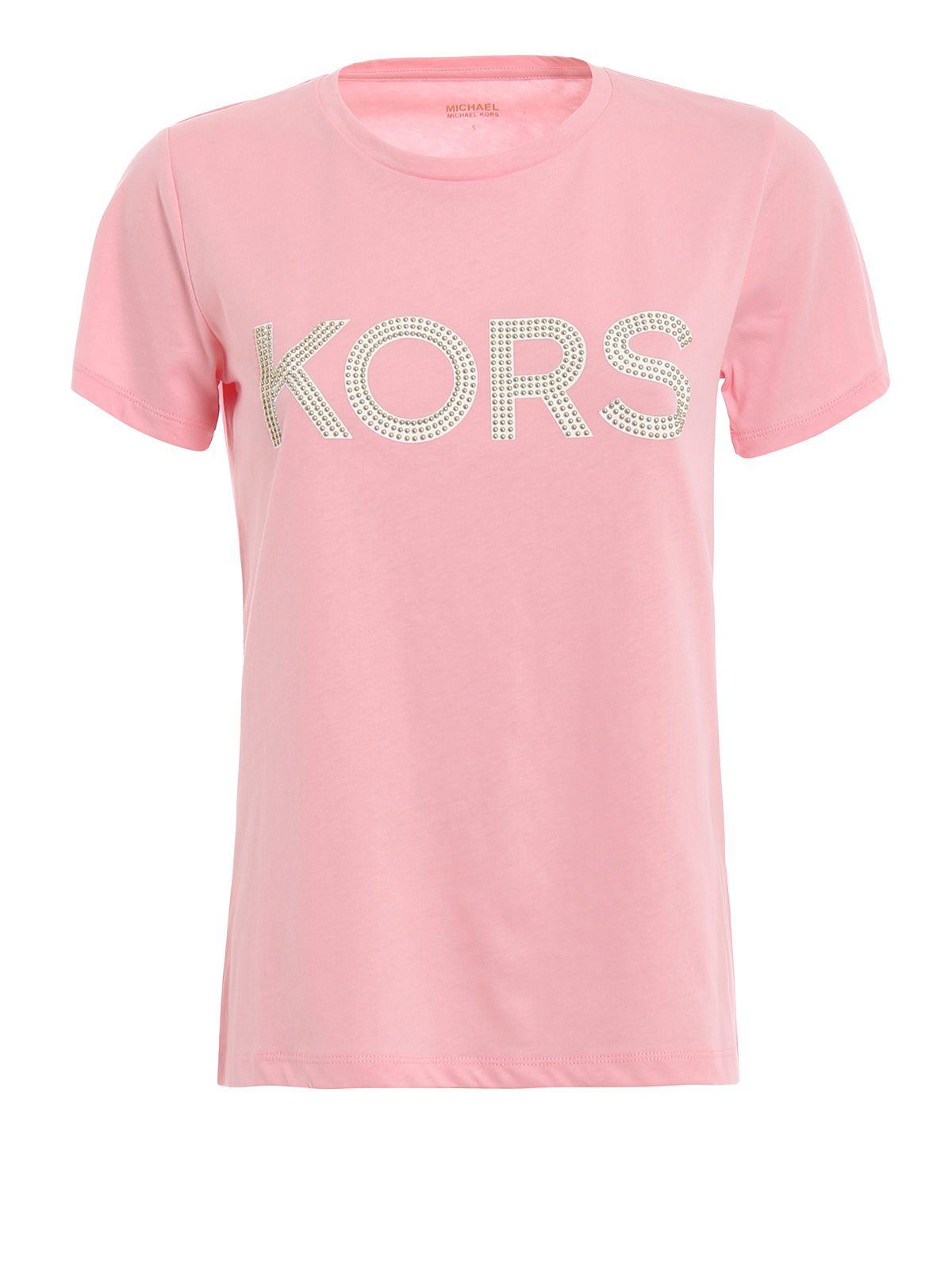 Michael Kors - Pink studded logo T 