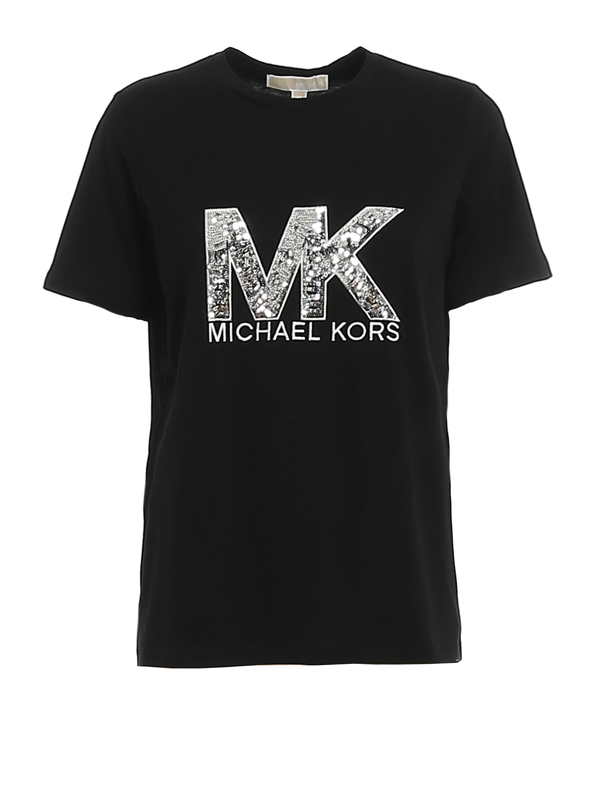 T-shirts Michael Kors - Sequined logo T-shirt - MH95MCE97J001 