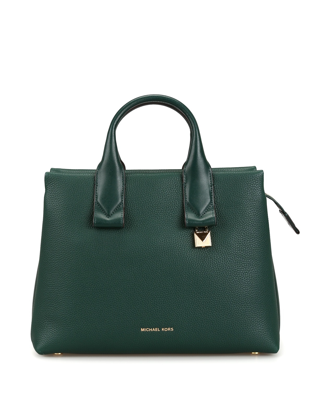 Michael Kors - Rollins dark green leather large tote bag - totes bags - 30F8GX3S3L305