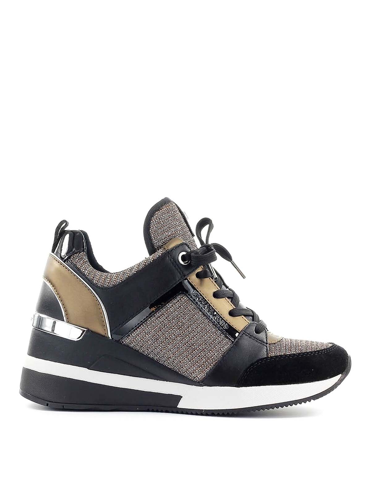 Trainers Michael Kors - Georgie chain mesh and leather trainers -  43F9GEFS2D736