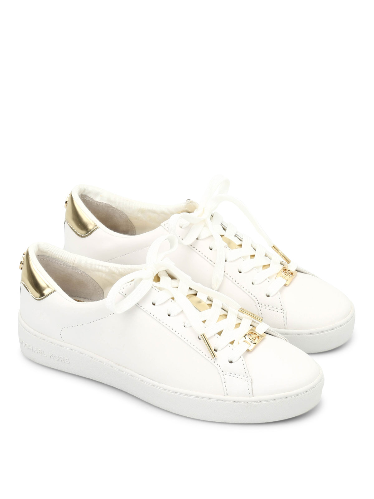michael kors irving leather sneaker