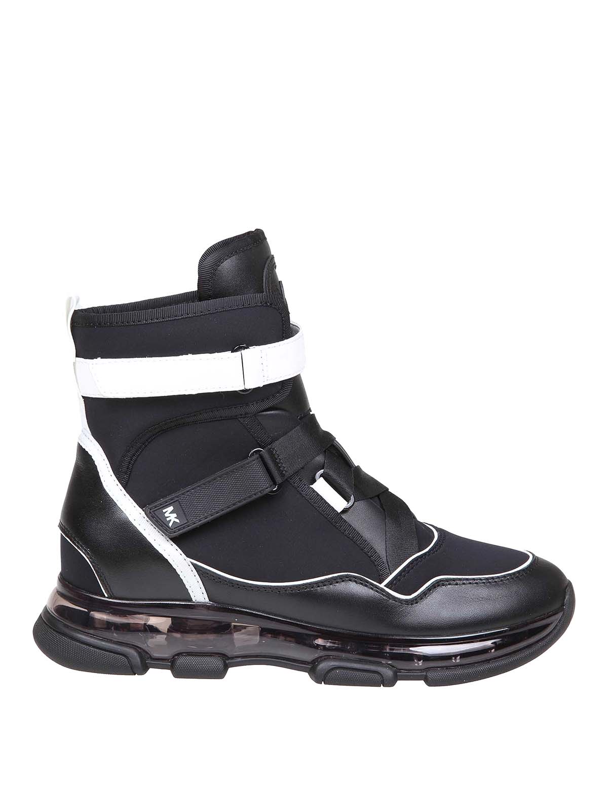 Michael Kors Kendra Boot-style Sneakers In Black