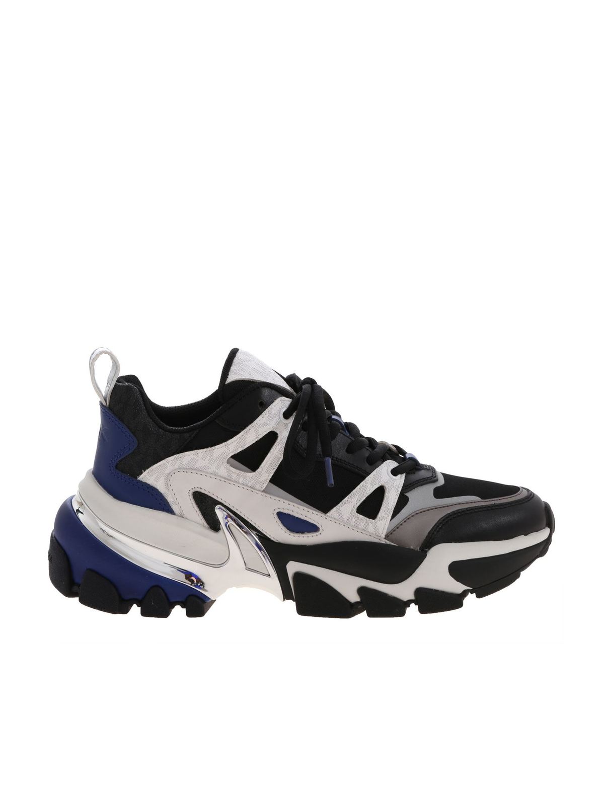 Trainers Michael Kors - Sneakers Penn black blue and white -  42ROPEFS2DTWILIGHTBLUE