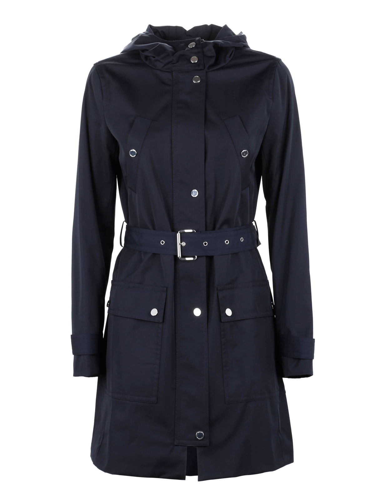 Trench coats Michael Kors - Hooded trench coat - MH52HEXX36NEWNAVY