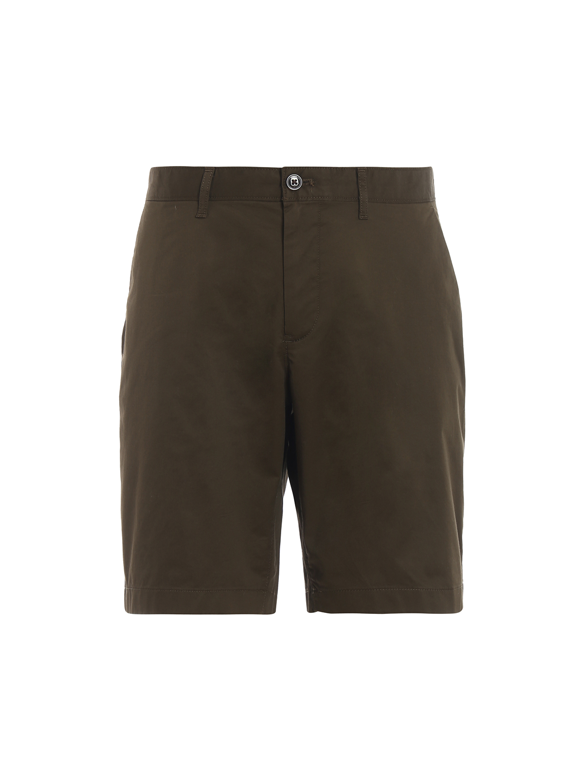 Trousers Shorts Michael Kors - Olive green stretch cotton short pants -  CS93CSK4JJ310