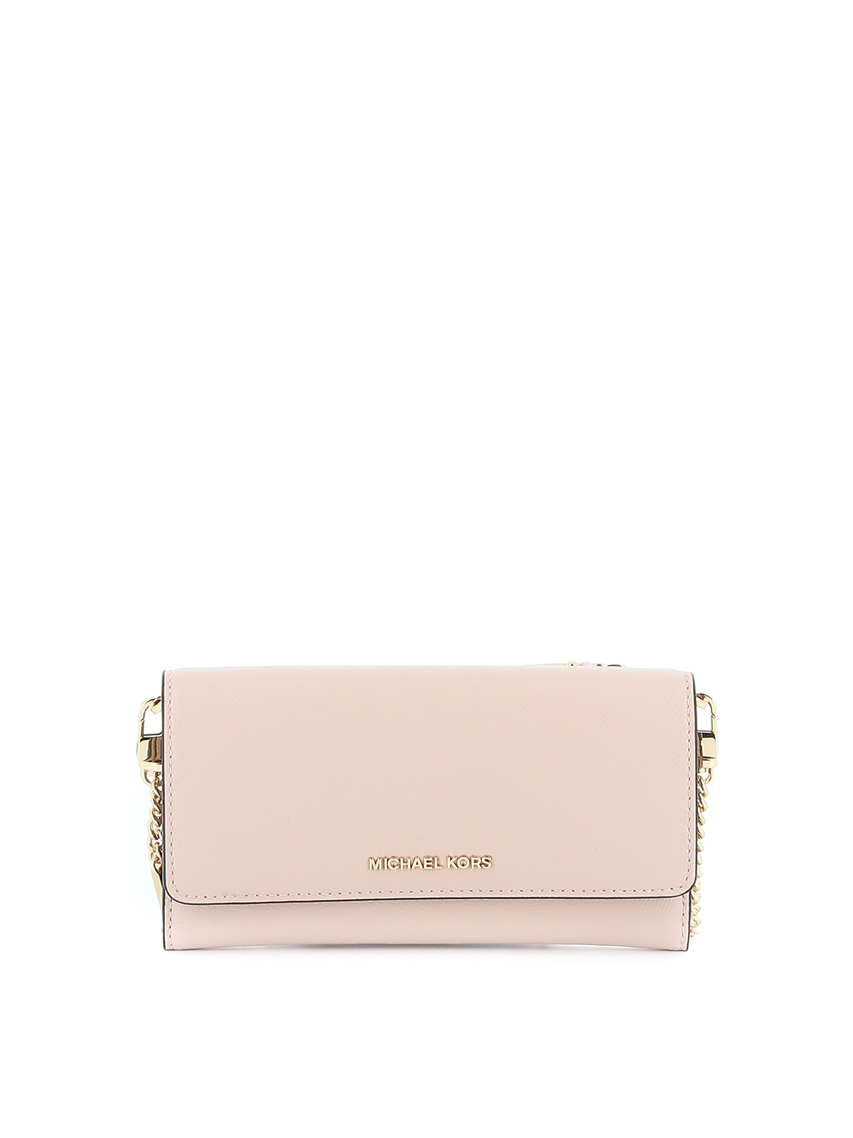 Evakuering Hobart Tahiti Michael Kors Leather Wallet With Chain Strap In Pink | ModeSens