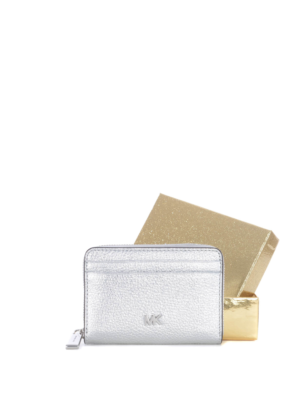 Wallets & purses Michael Kors - Mott silver-tone wallet - 34H9SOXZ1M040
