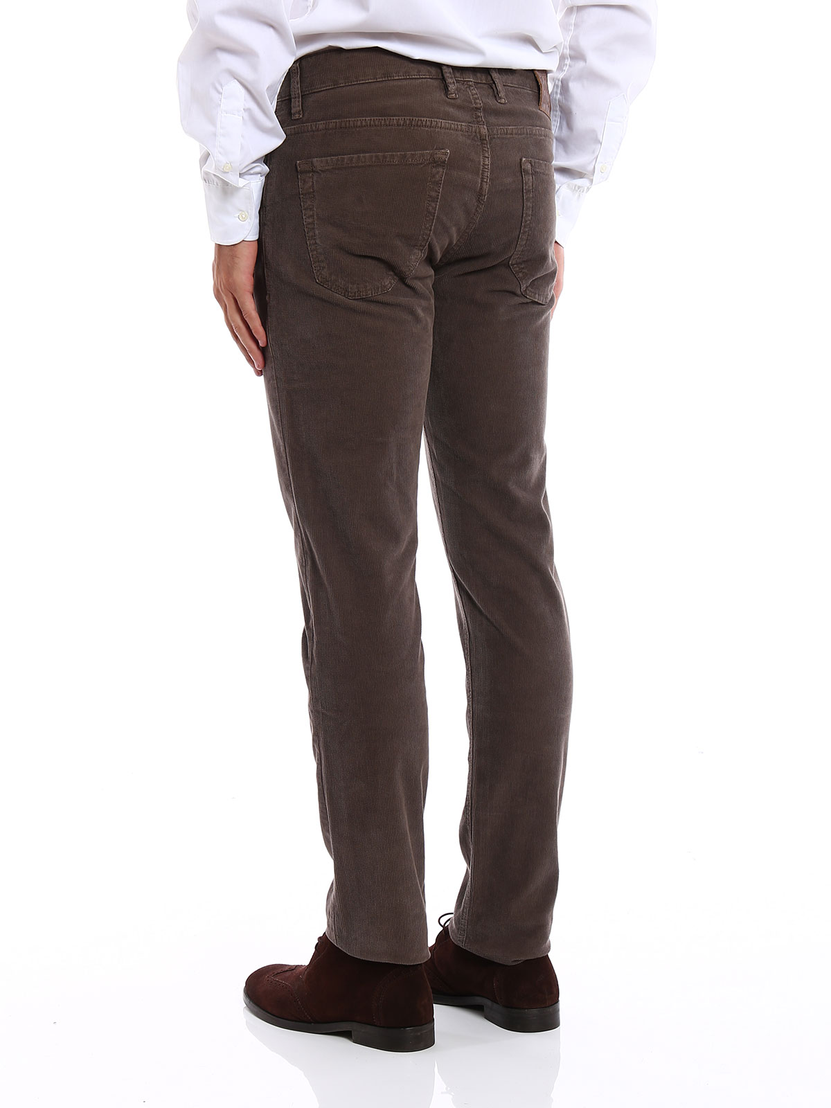 Pantaloni casual Siviglia Denim - Pantaloni cinque tasche in velluto -  22ESS0172490