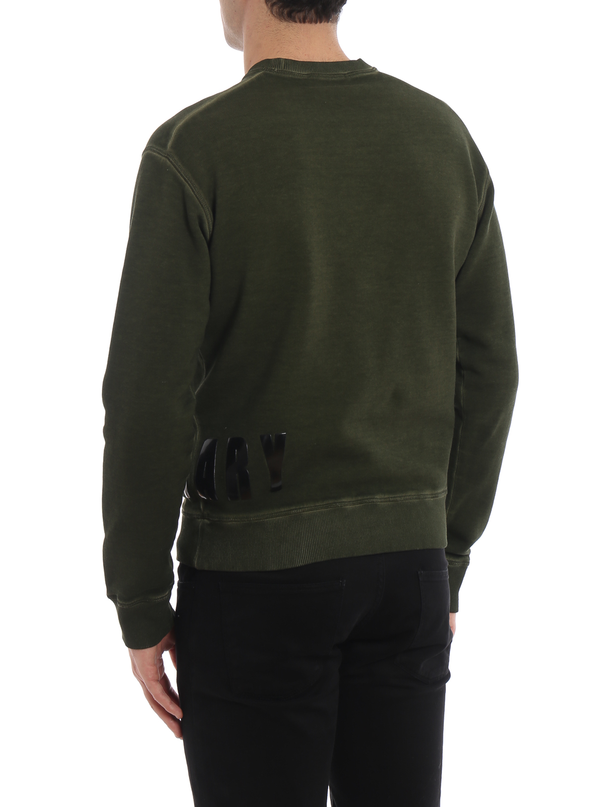 dsquared2 green sweatshirt