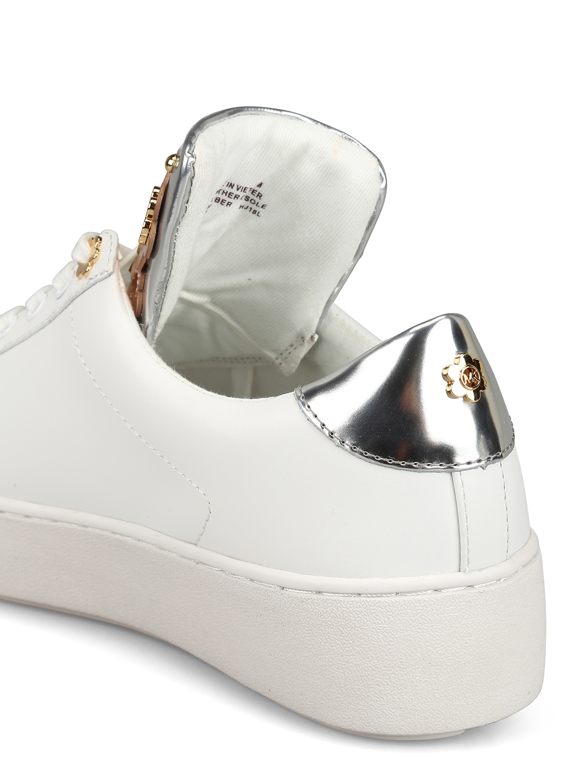 Trainers Michael Kors - Mindy white leather sneakers - 43S9MNFS5L