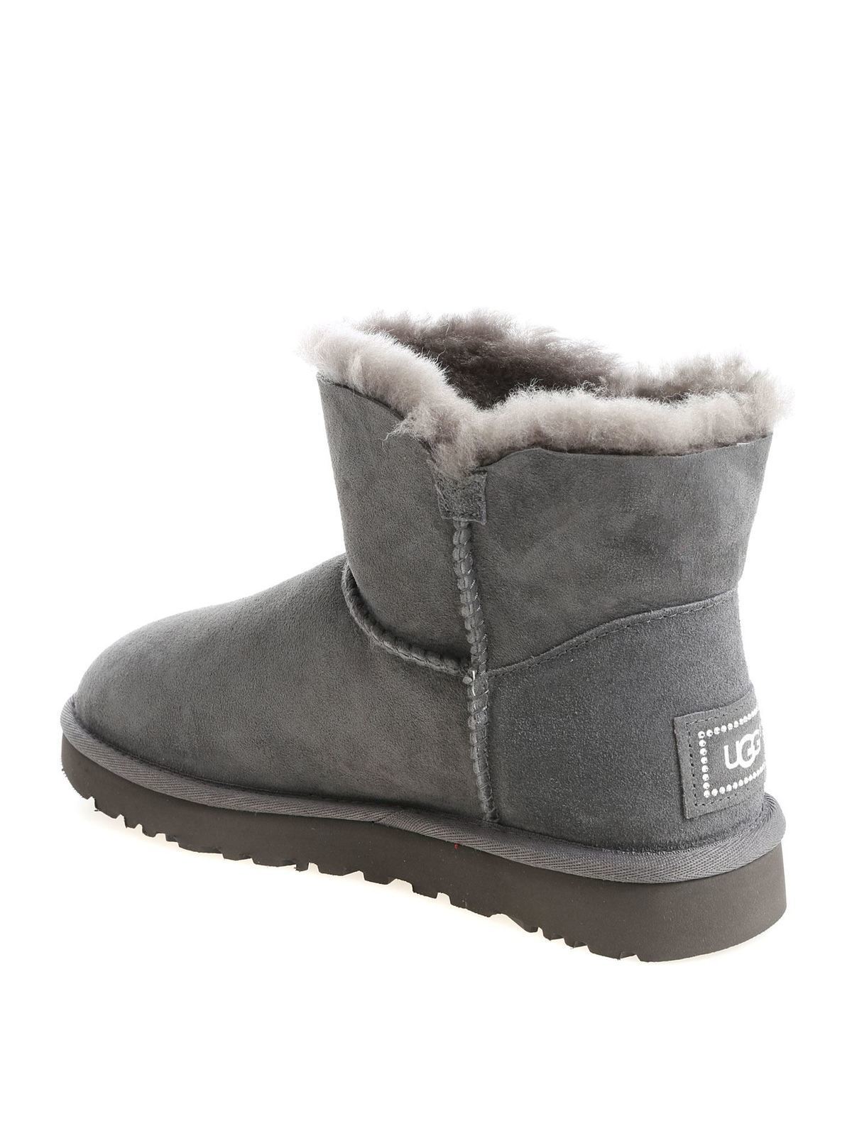 Bailey Button Bling grey ankle boots 