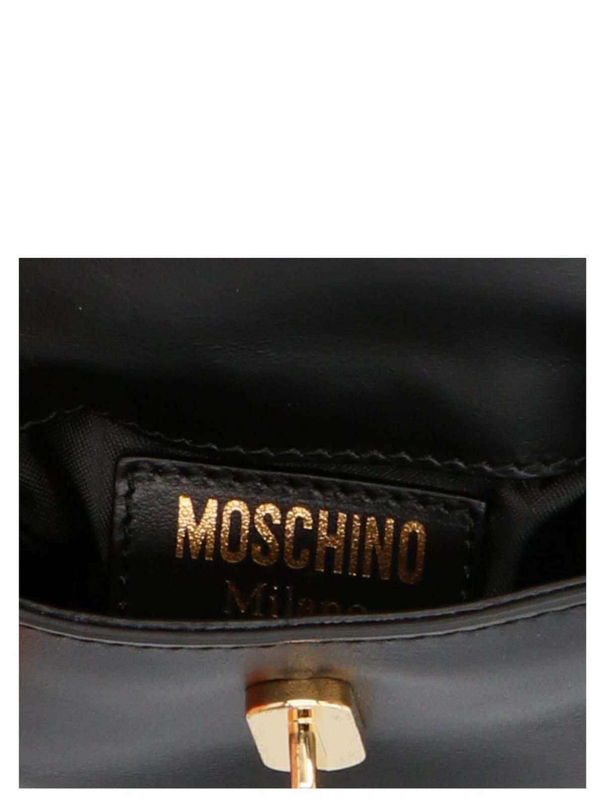 moschino gold boutique bag
