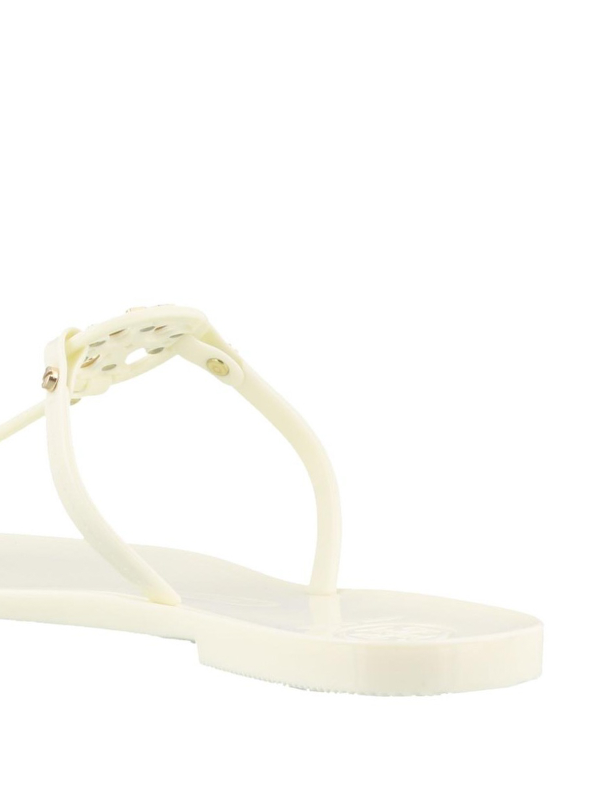 tory burch beige flip flops