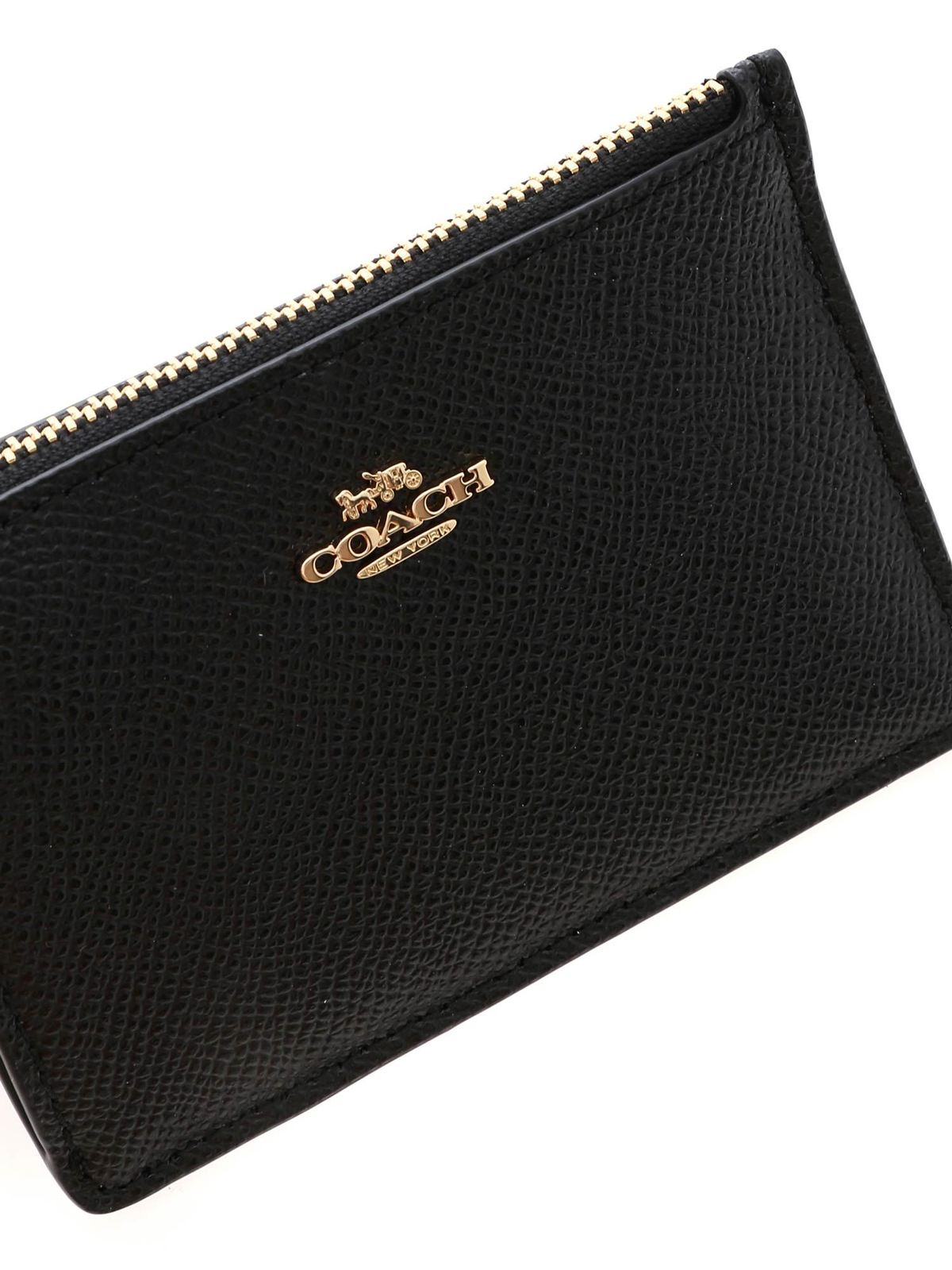 Wallets & purses Coach - Mini Skinny coin purse in black - 57841LIBLACK