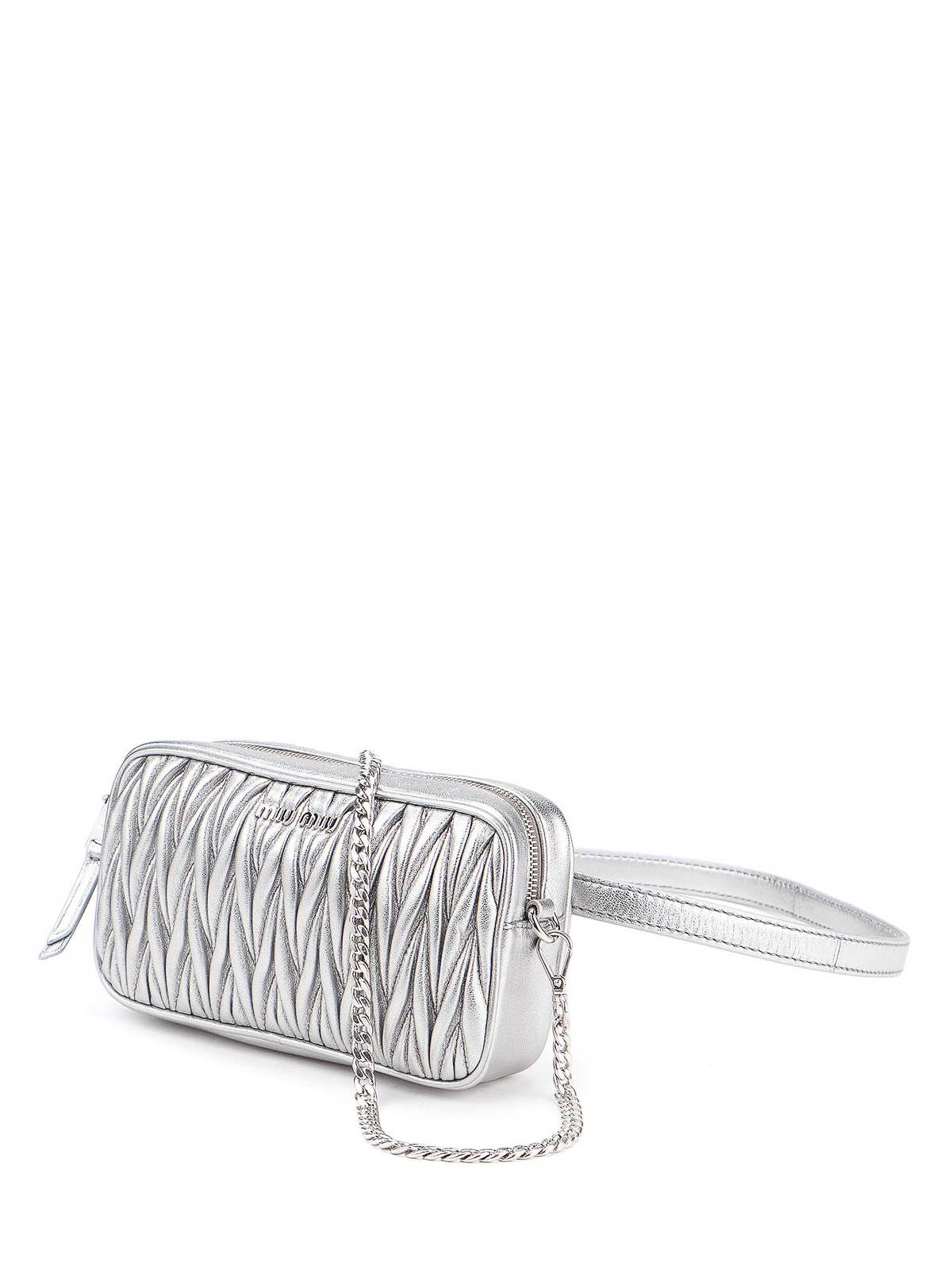 belt bag silver