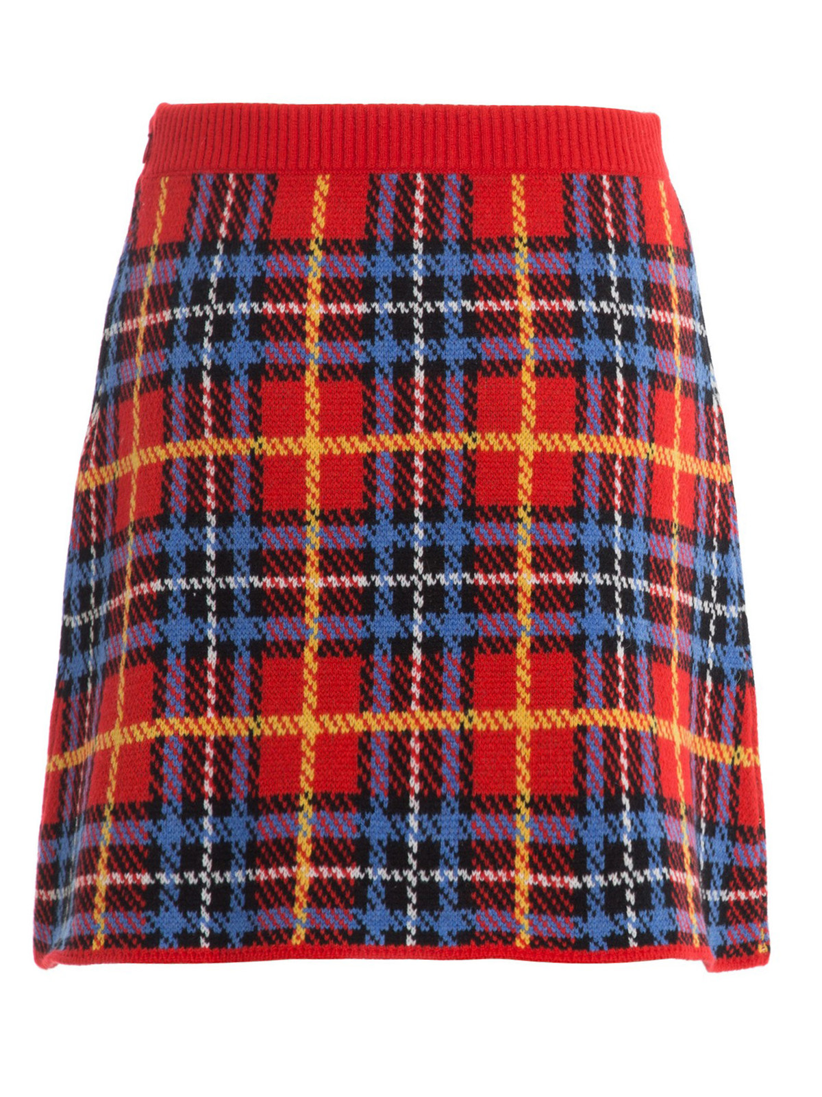 Mini skirts Miu Miu - Tartan patterned mini skirt - MMG3241N8RF0011