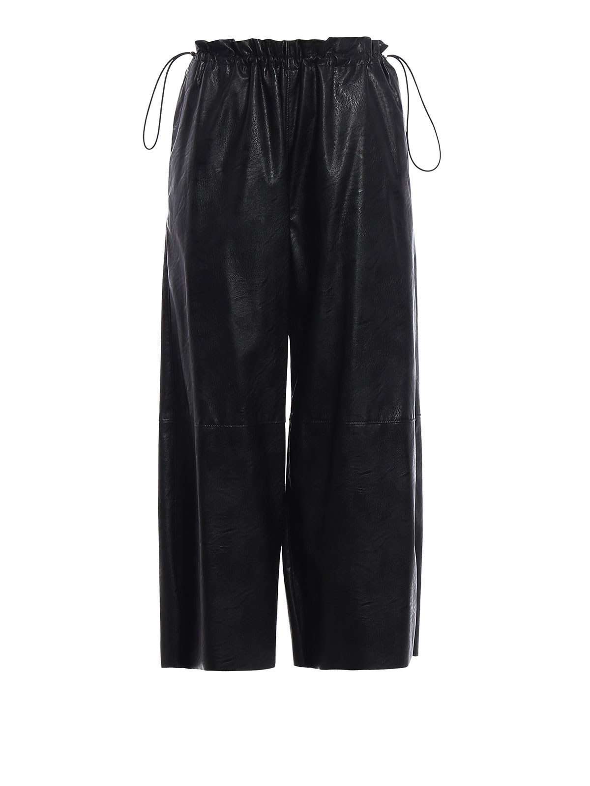 Leather trousers MM6 Maison Margiela - Faux leather cropped